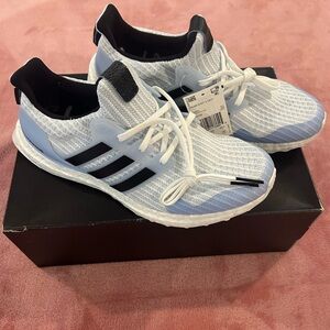 adidas Light Blue and Black Sneakers
